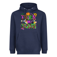 Navy trick or teach Heavyweight Hoodie - AdoDesignShop