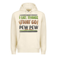 Tofu i like things that go pew pew Premium Hoodie - MaliasSmallBusiness