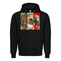 Black Virgin Mary and San Judas Zipper Hoodie - CTS Tumbler Store