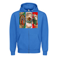 True Royal Virgin Mary and San Judas Zipper Hoodie - CTS Tumbler Store