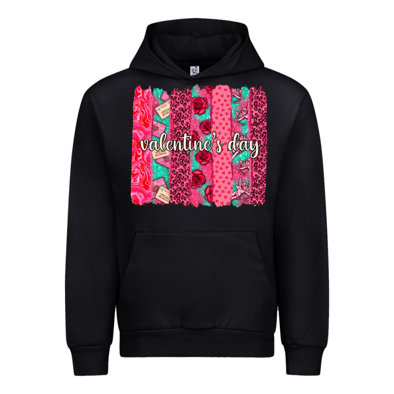 Valentines Day Brushstroke Background Brushstroke Urban Hoodie by NancyCooperArtShop | Teevron