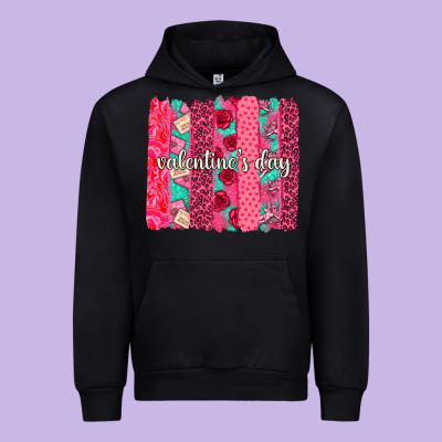 Valentines Day Brushstroke Background Brushstroke Urban Hoodie Designed By Nancycooperartshop