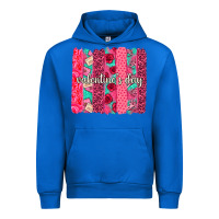 Cobalt valentines day brushstroke background brushstroke Urban Hoodie - NancyCooperArtShop