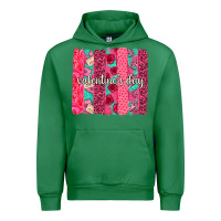 Emerald valentines day brushstroke background brushstroke Urban Hoodie - NancyCooperArtShop