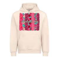 Sandshell valentines day brushstroke background brushstroke Urban Hoodie - NancyCooperArtShop