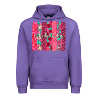Tulip valentines day brushstroke background brushstroke Urban Hoodie - NancyCooperArtShop