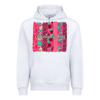 White valentines day brushstroke background brushstroke Urban Hoodie - NancyCooperArtShop
