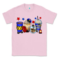 Bubblegum Pink police coffee cups Classic Tee - Zillion Design Studio