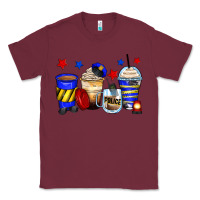 Burgundy police coffee cups Classic Tee - Zillion Design Studio