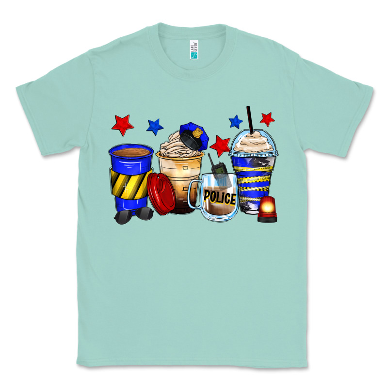 Police Coffee Cups Classic Tee by Zillion Design Studio | Teevron