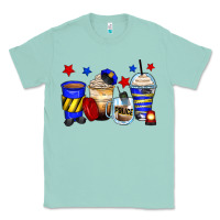 Seafoam police coffee cups Classic Tee - Zillion Design Studio