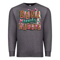 Charcoal Heather mama needs coffee mother's day Premium Sweatshirt - Jasminsmagicworld