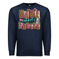 Navy mama needs coffee mother's day Premium Sweatshirt - Jasminsmagicworld