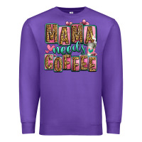 Purple mama needs coffee mother's day Premium Sweatshirt - Jasminsmagicworld