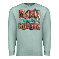 Seafoam mama needs coffee mother's day Premium Sweatshirt - Jasminsmagicworld