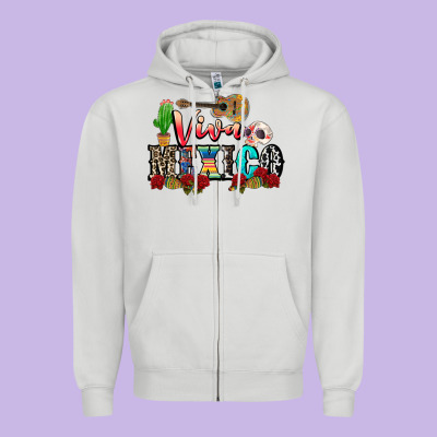 Viva Mexico Zipper Hoodie Designed By Cts Tumbler Store