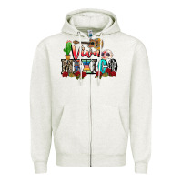 Oatmeal Heather viva mexico Zipper Hoodie - CTS Tumbler Store