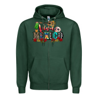 Sports Green viva mexico Zipper Hoodie - CTS Tumbler Store