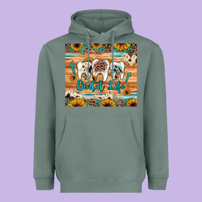 Dental Life Heavyweight Hoodie Designed By Jahusdesignshop