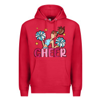 Cardinal cheer Premium Hoodie - MaliasSmallBusiness