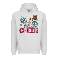 Dove Grey cheer Premium Hoodie - MaliasSmallBusiness