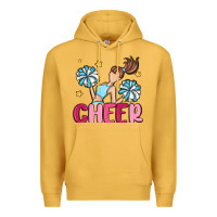 Mustard cheer Premium Hoodie - MaliasSmallBusiness