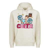 Oatmeal Heather cheer Premium Hoodie - MaliasSmallBusiness