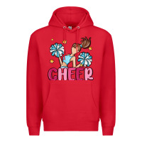 Red cheer Premium Hoodie - MaliasSmallBusiness