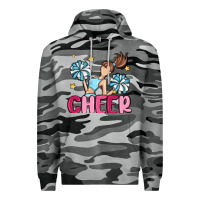 Slate Camo cheer Premium Hoodie - MaliasSmallBusiness