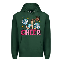 Sports Green cheer Premium Hoodie - MaliasSmallBusiness