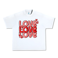 White love valentines day Urban Heavy Tee - MaliasSmallBusiness