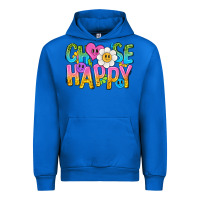 Cobalt choose happy with smile Urban Hoodie - NancyCooperArtShop