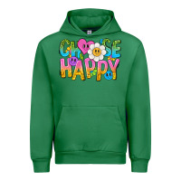 Emerald choose happy with smile Urban Hoodie - NancyCooperArtShop