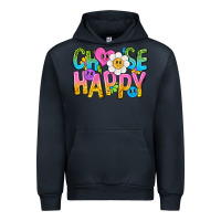 Navy choose happy with smile Urban Hoodie - NancyCooperArtShop