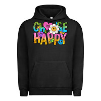 Pigment Black choose happy with smile Urban Hoodie - NancyCooperArtShop