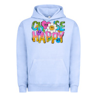 Pigment Grape Ice choose happy with smile Urban Hoodie - NancyCooperArtShop