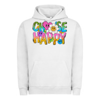 Pigment Lunar Rock choose happy with smile Urban Hoodie - NancyCooperArtShop