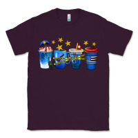 Plum police coffee cups Classic Tee - texasbilliewilder