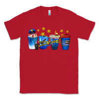 Red police coffee cups Classic Tee - texasbilliewilder
