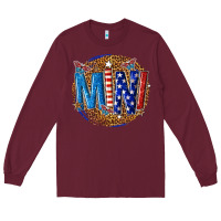 Burgundy mini Long Sleeve Tee - texasbilliewilder