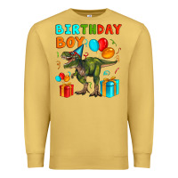 Antique Gold birthday boy t rex Premium Sweatshirt - Artiststas