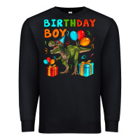 Black birthday boy t rex Premium Sweatshirt - Artiststas