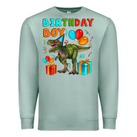 Seafoam birthday boy t rex Premium Sweatshirt - Artiststas