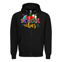 Black school vibes Zipper Hoodie - Zillion Design Studio