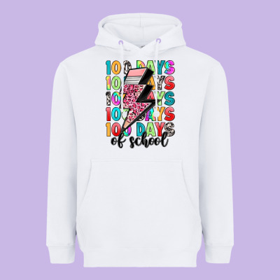 100 Days Of School Heavyweight Hoodie Designed By Artiststas