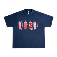 Navy obsessive cup disorder valentines day Urban Heavy Tee - MaliasSmallBusiness