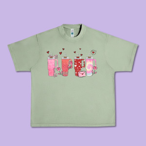 Obsessive Cup Disorder Valentines Day Urban Heavy Tee Designed By Maliassmallbusiness