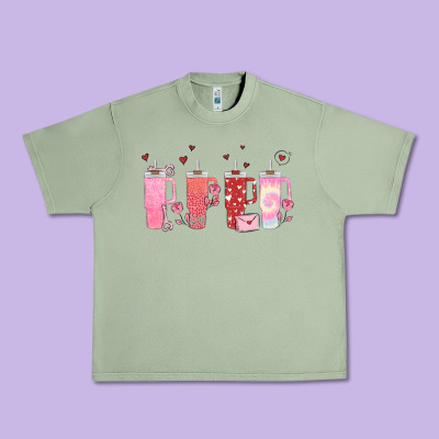 Obsessive Cup Disorder Valentines Day Urban Heavy Tee Designed By Maliassmallbusiness