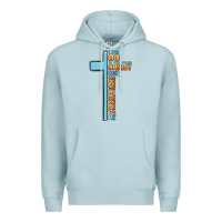 Blue Mist i can do all things through christ who strengthens Premium Hoodie - MaliasSmallBusiness