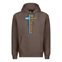 Coffee i can do all things through christ who strengthens Premium Hoodie - MaliasSmallBusiness